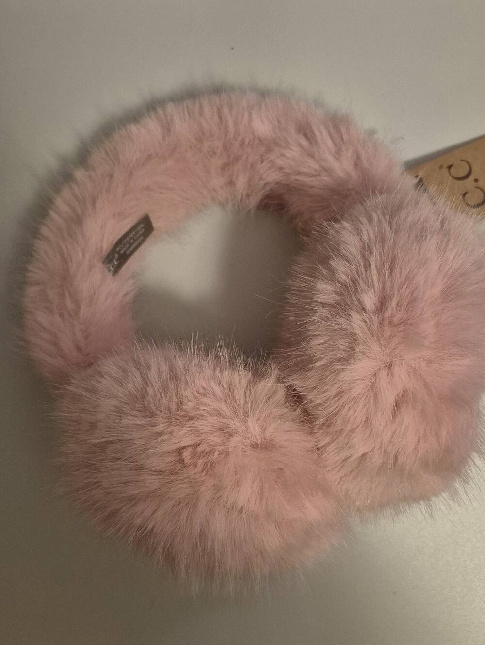 Cc Plush Pink Faux Fur Earmuffs - Women Accessories